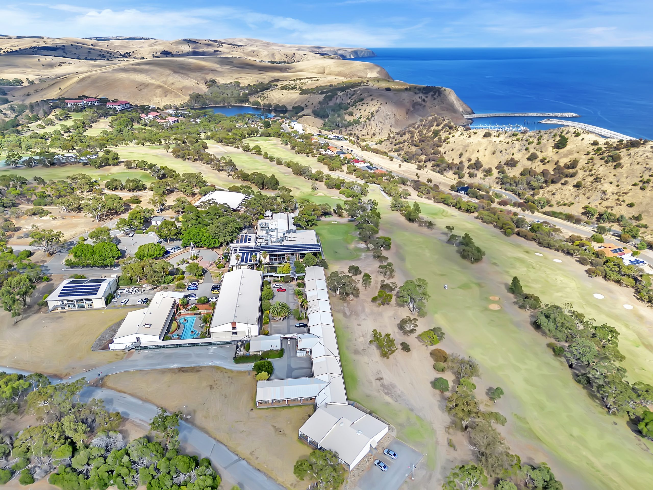 Breakfree Hotel with 18 Hole Golf Course at Wirrina Cove in South Australia